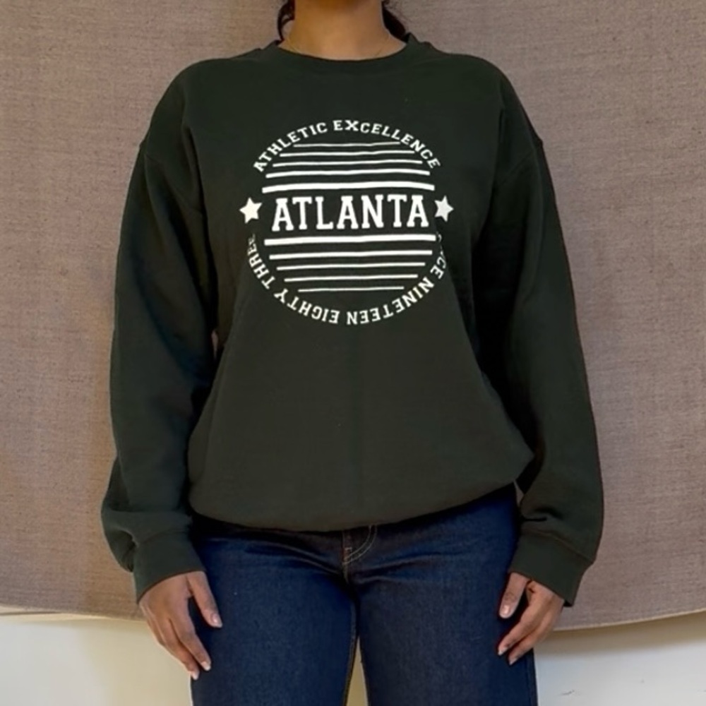 green crewneck